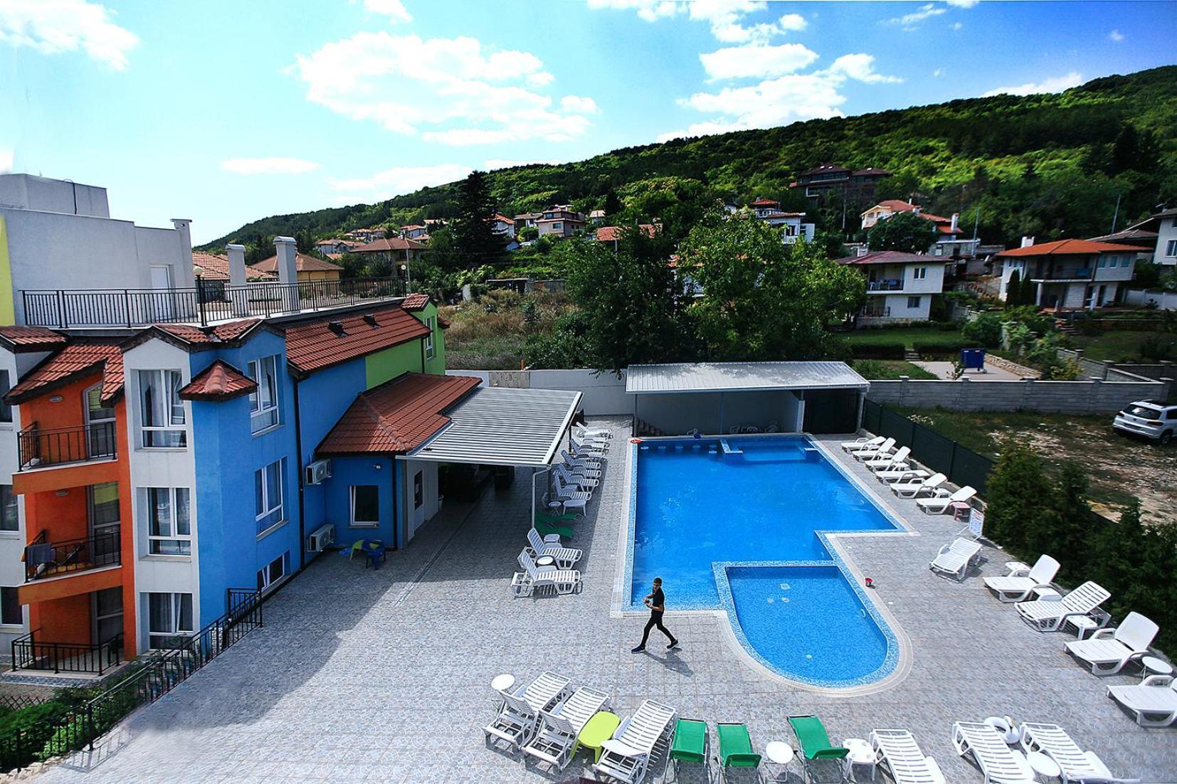 Deluxemaisonettes In Panoramic Roof Complex Apartment Balchik Bagian luar foto